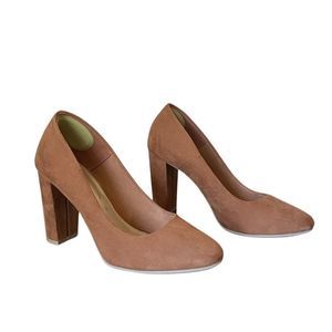 FIONI Brown Block Heels
